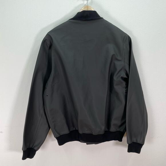 Stutterheim Vastertorp Bomber Raincoat Dark Gray Mens Medium - Picture 10 of 10